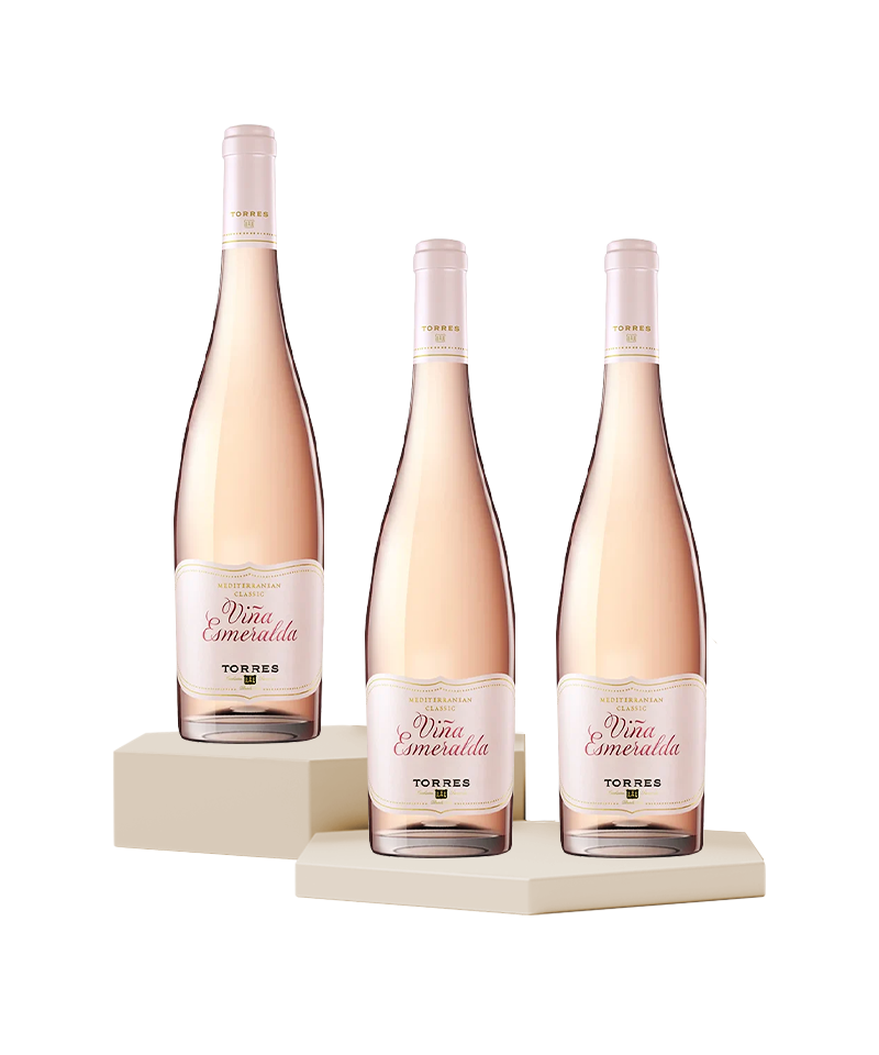 Familia Torres Vina Esmeralda Rosado - Pack of 3
