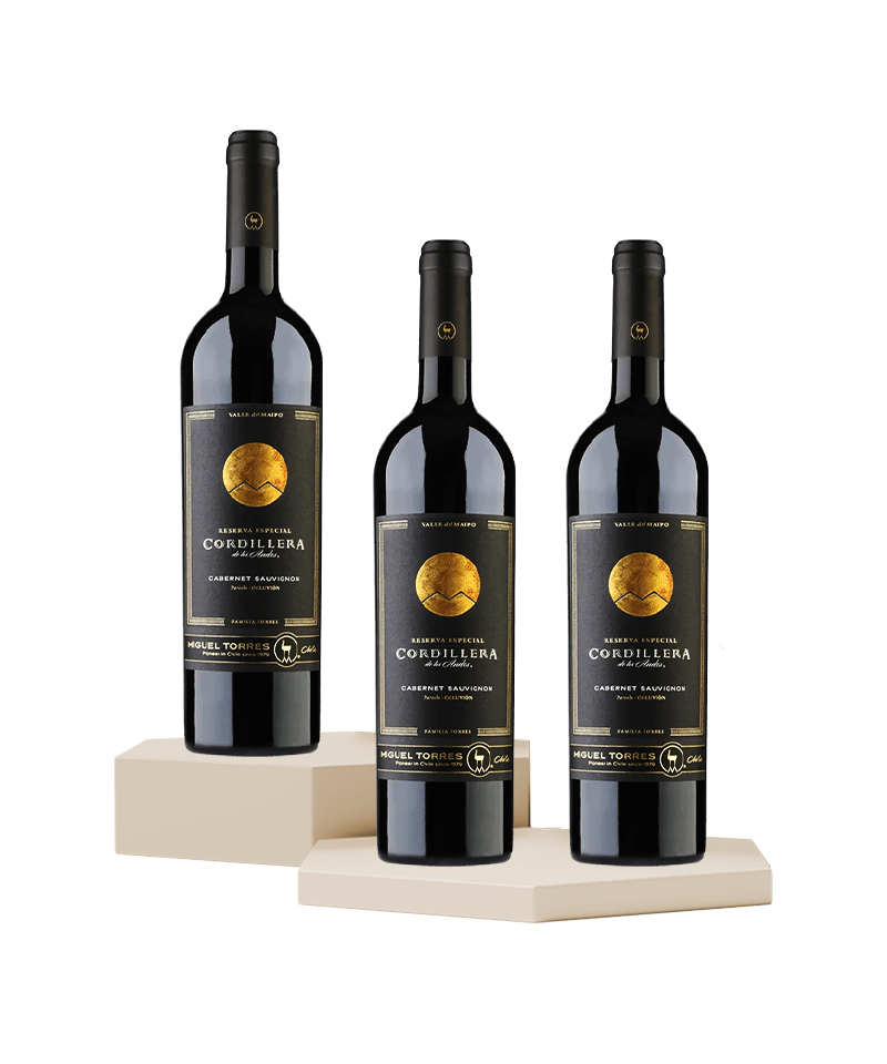 Miguel Torres Cabernet Sauvignon Vigno Cordillera - Pack of 3