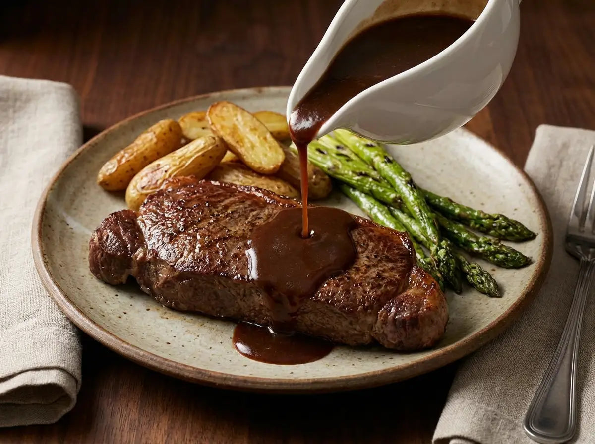 Red Wine Jus - Mastering the Elegant Sauce of the Gourmet Kitchen