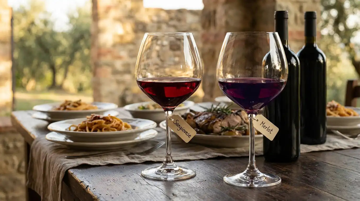 Sangiovese vs. Merlot - What is the difference?