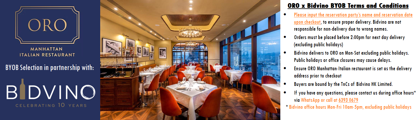 ORO, Manhattan-Italian Restaurant, BYO Hot Picks