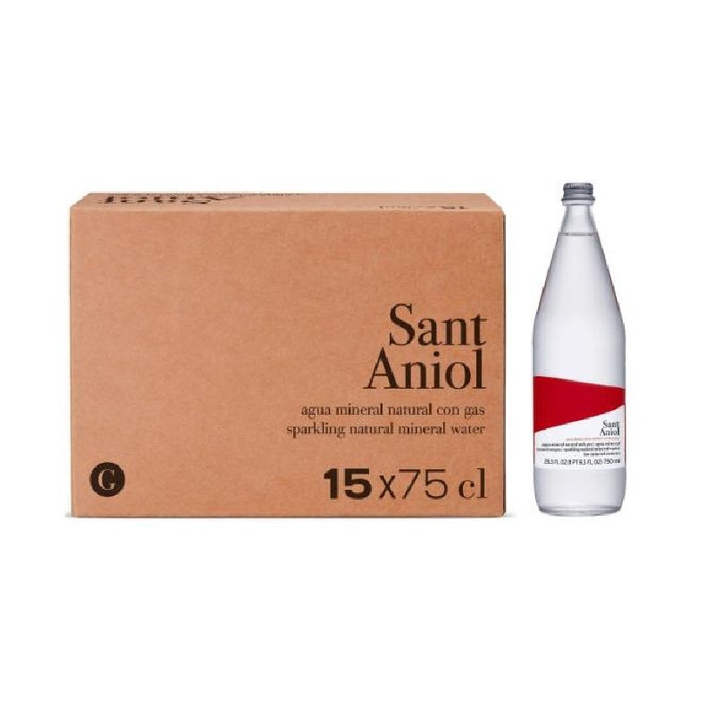 Sant Aniol Volcanic Purity Sparkling Mineral Water 75cl - 15 bottle carton