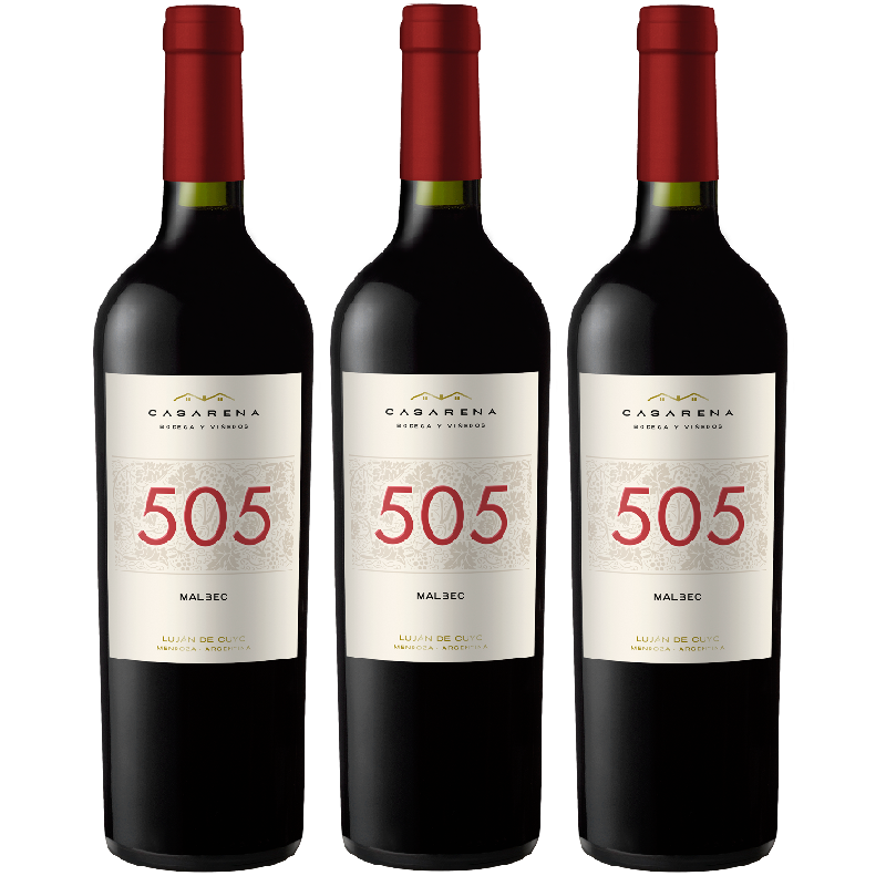 Casarena 505 Vineyards Malbec - Pack of 3