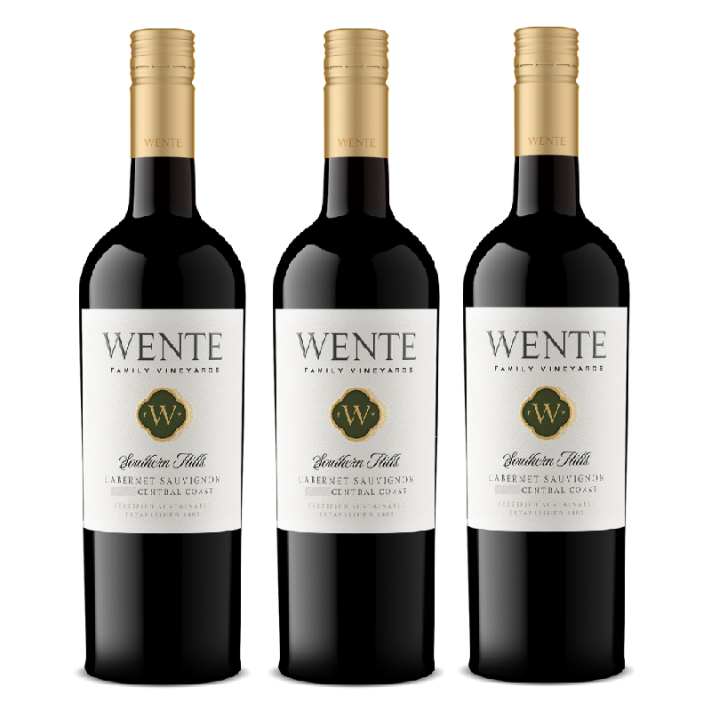 Wente Vineyards Southern Hills Cabernet Sauvignon - Pack of 3