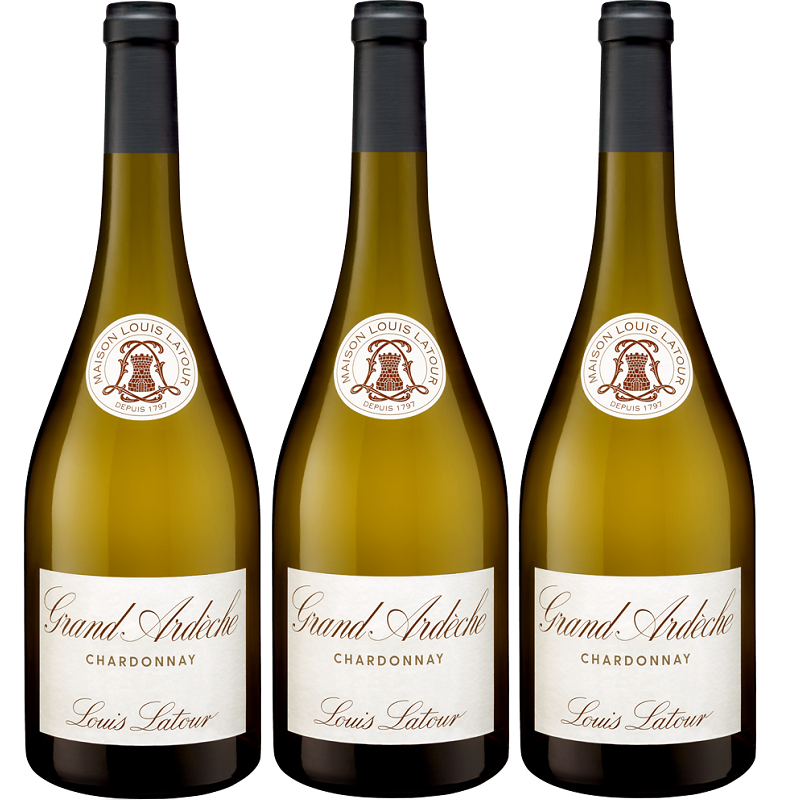 Louis Latour Chardonnay Grand Ardeche - Pack of 3