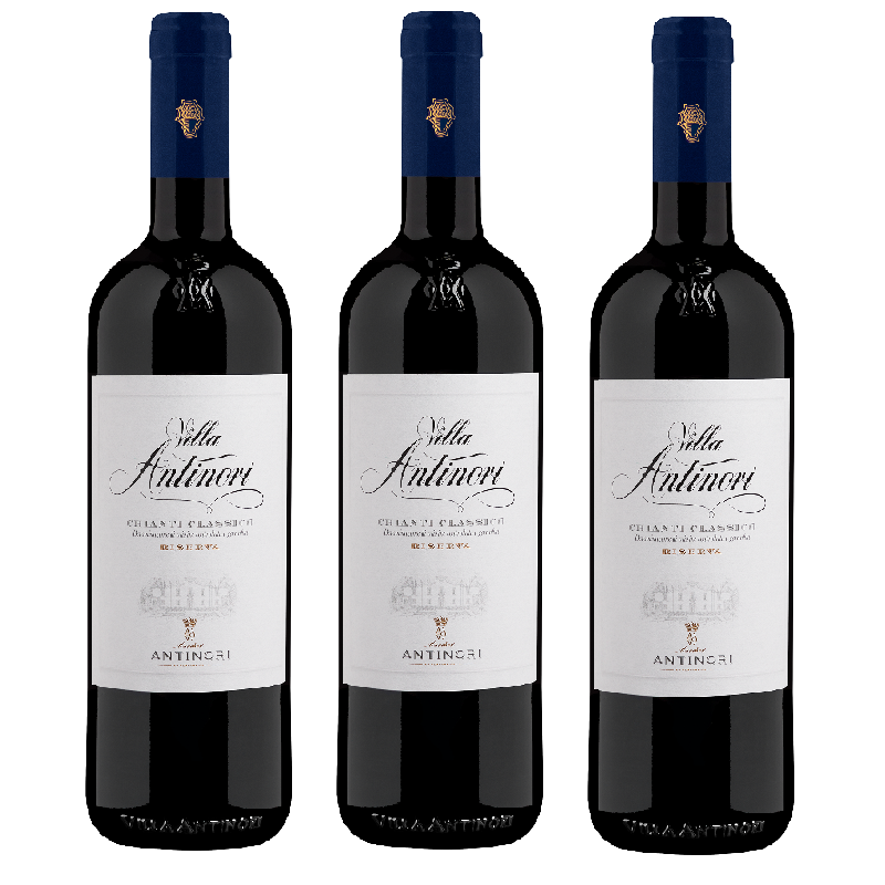 Marchesi Antinori Villa Antinori Riserva Chianti Classico DOCG- 3 bottle pack