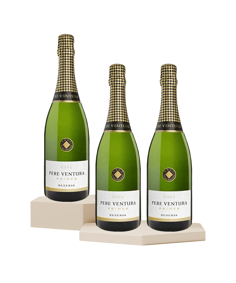 N.V. Pere Ventura Cava Brut reserva primer - Pack of 3