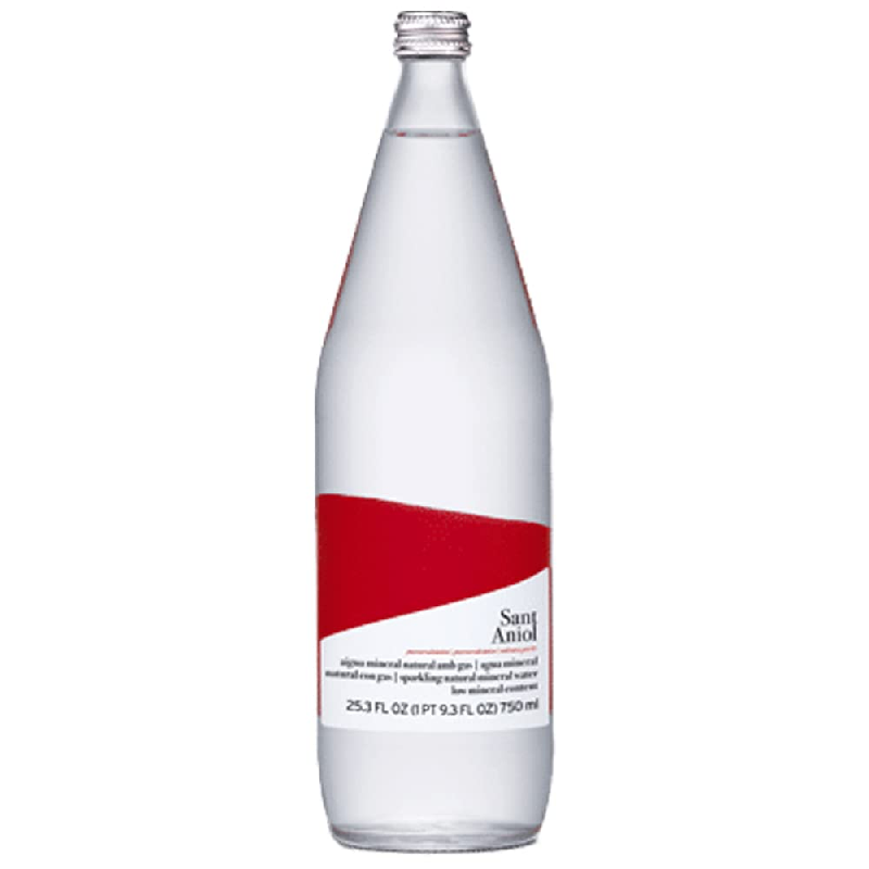 Sant Aniol Volcanic Purity Sparkling Mineral Water 75cl - 15 bottle carton
